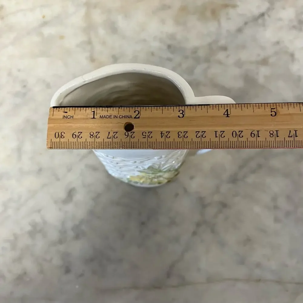 Vintage circa 1970s basketweave pitcher - Picture 9 of 9